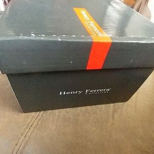 Henry Ferrera Mens Black Dress Shoes Style Justine